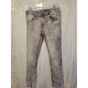 Vintage Ecko Unltd. Men 32x30 Gray MidWash Faded Skinny Jeans Hip Hop Streetwear